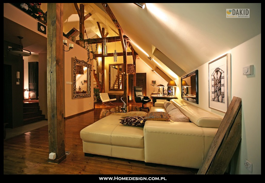 luksusowy salon - oryginalne wnętrze