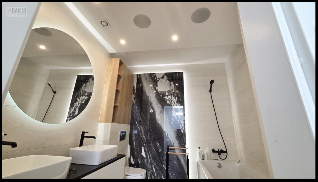 nowoczesny bliźniak - luksusowa łazienka