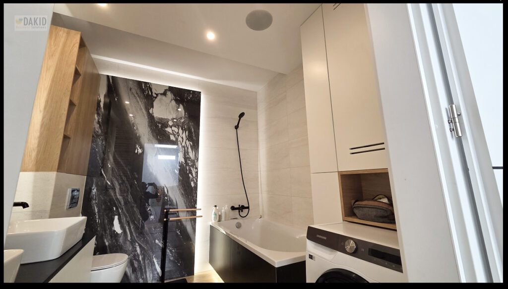 nowoczesny bliźniak - nowoczesna łazienka