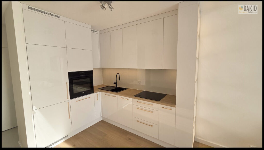 luksusowy apartament - projekt kuchni